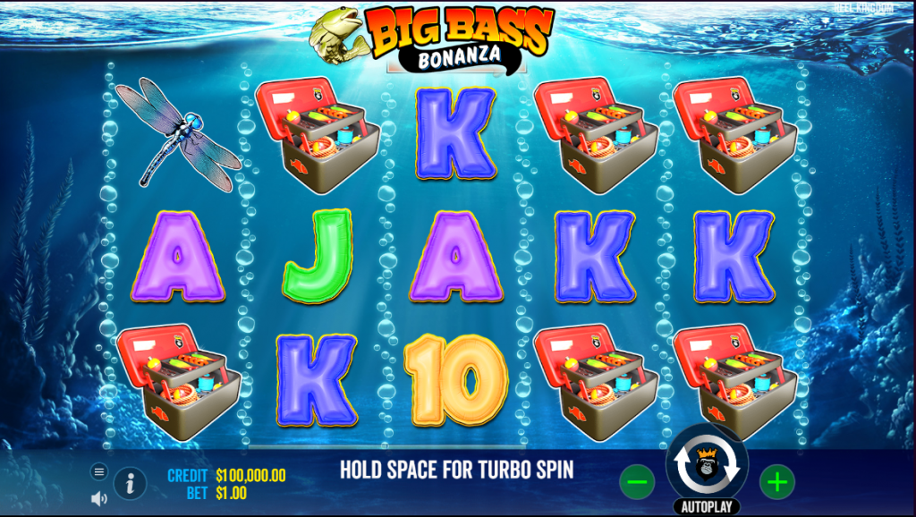 Bet365 Big Bass Bonanza pantalla de juego
