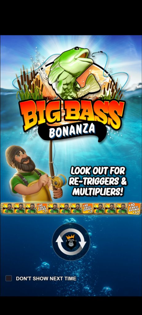 Con la aplicación móvil puedes acceder a Big Bass Bonanza estés donde estés, cuando quieras